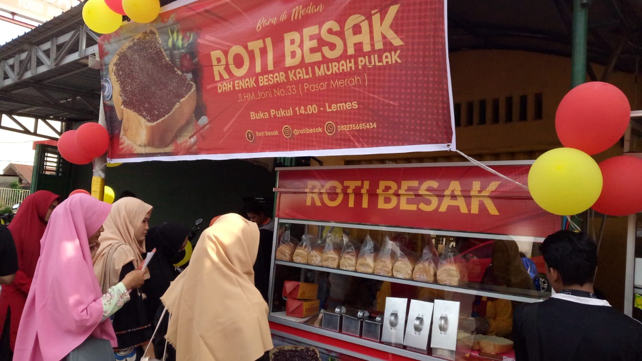 Roti Besak Resmi Diluncurkan di Medan, Enak, Besar dan Murah Pulak